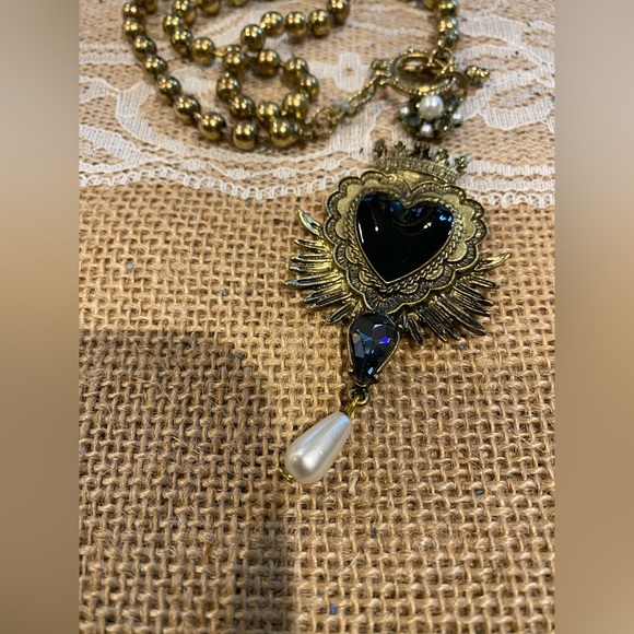 Free PeopleNWOT Bronze Heart Charm Pendant Necklace - Picture 5 of 10